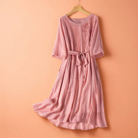 BRITNEY LINEN DRESS