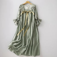 VALENCIA LINEN DRESS