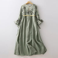 VALENCIA LINEN DRESS