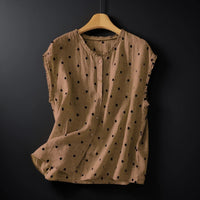 ALENA LINEN TOP
