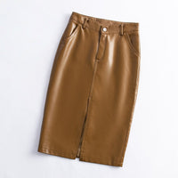 ELODIA LEATHER SKIRT