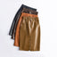 ELODIA LEATHER SKIRT