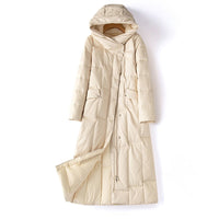 COURTNEY™  LEATHER DOWN COAT