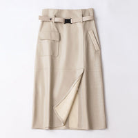 KATE LEATHER SKIRT