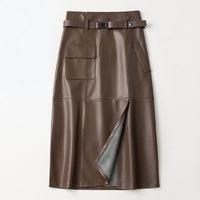 KATE LEATHER SKIRT