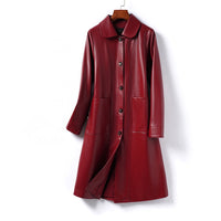 MAYA™ GENUINE LEATHER COAT