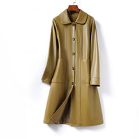 MAYA™ GENUINE LEATHER COAT