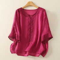 SANDY LINEN BLOUSE
