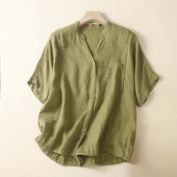 SOPHIA LINEN BLOUSE