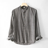 LINEN HENLEY SHIRT