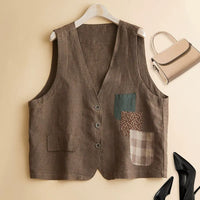 CAROLINE LINEN VEST