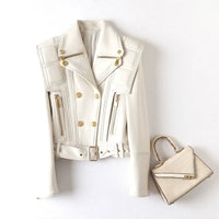 CORAL™ GENUINE LEATHER  COAT