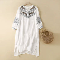 SELENA LINEN DRESS