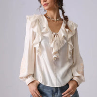 LÉONIE LINEN BLOUSE