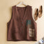 CAROLINE LINEN VEST