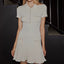 CELESTE™ BUTTON MINI DRESS