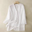PETRA LINEN BLOUSE